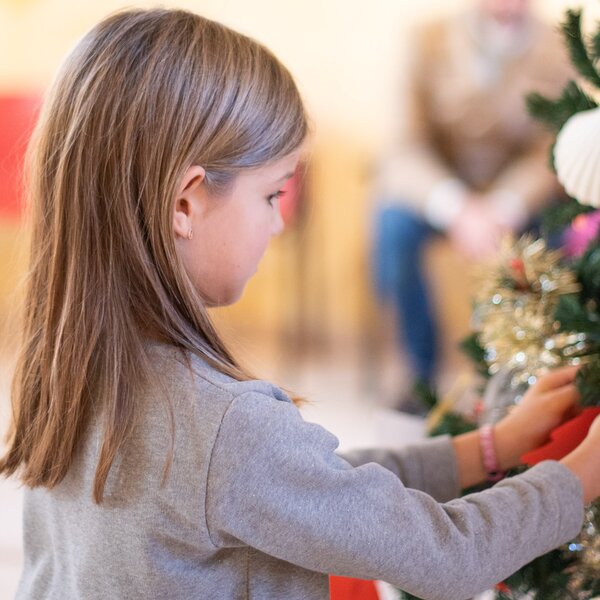 Addobba il Paleoalbero di Natale