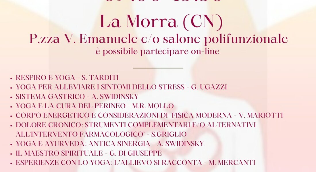 Convegno: Yoga, quale salute? - La Morra (CN)