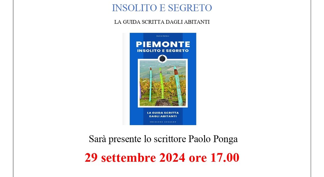 Presentazione "Piemonte Insolito e segreto" - Mombercelli (AT)