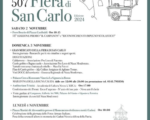 Fiera di San Carlo -Giornata del Tartufo e del Cardo Gobbo - Nizza Monferrato