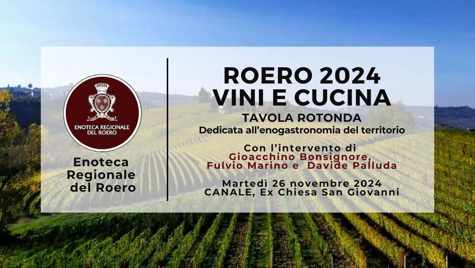 Roero 2024 Vini e Cucina - Canale d'Alba (CN)