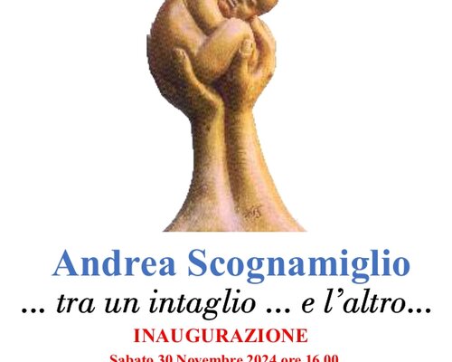 Mostra "... tra un intaglio... e l'altro" di Andrea Scognamiglio - Mombercelli (AT)