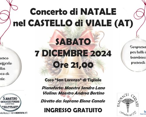 Concerto di Natale nel Castello - Viale (AT)