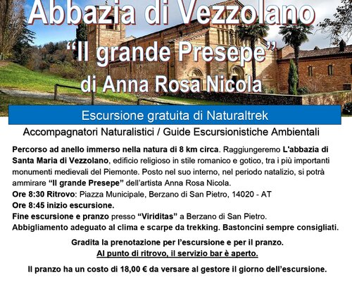 Camminata "Il grande presepe" di Annarosa Nicola -  Berzano San Pietro