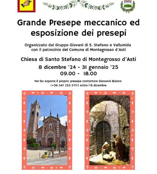 Grande presepe meccanico ed esposizione presepi - Montegrosso d'Asti