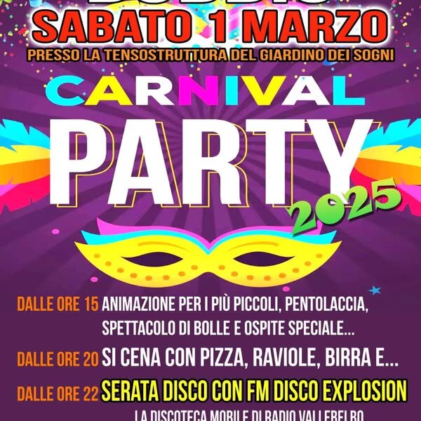 Carnival Party - Bubbio